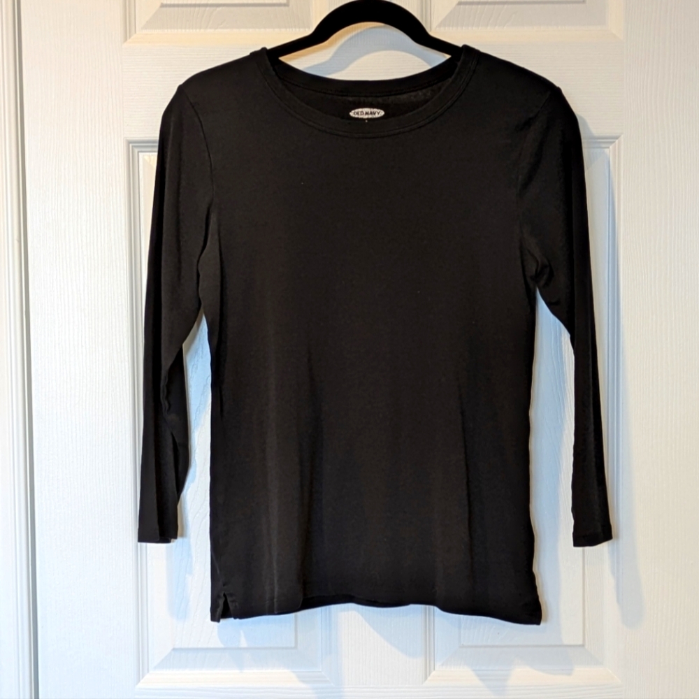 Black Long Sleeve Top